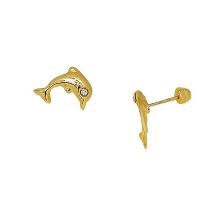 Aretes Delfín Luminoso