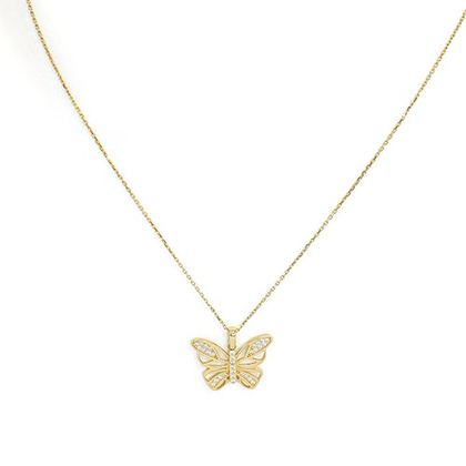 Collar Mariposa Brillante