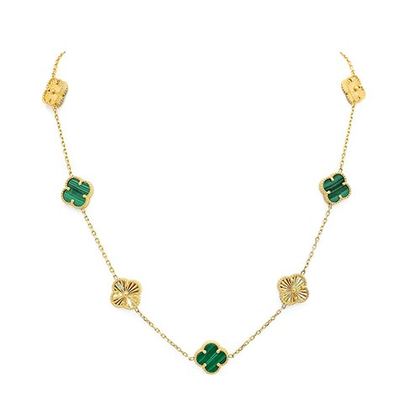 Collar Alhambra Malaquita 60 cm