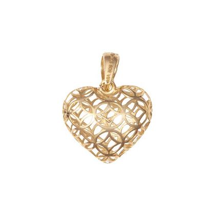 Dije Corazón Flor Sagrada