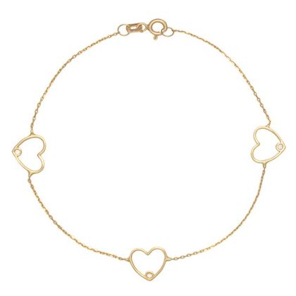 Pulsera Silueta de Corazón